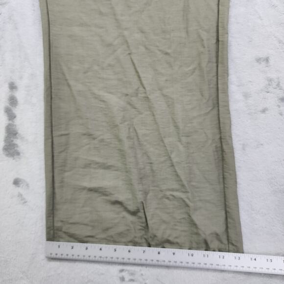 NEW Classic Concepts Pants Womens 2X Green Pull On Wide Leg Drawstring Flowy - Picture 10 of 11